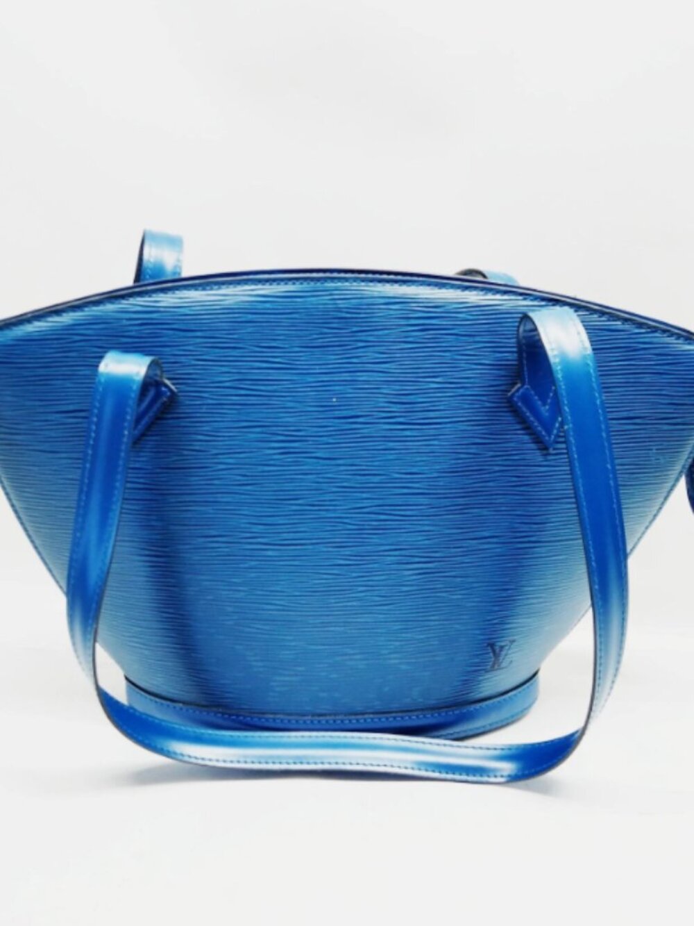 LOUIS VUITTON Epi Leather Saint Jacques Blue